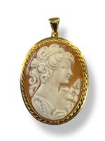 Pendente Mandile 1922 Donna Cammei  in Argento Conchiglia 2MCICM13 - 2MCICM13